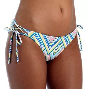 - L*Space Sz S Macrame Side Southwest Print Bikini! NEW!
